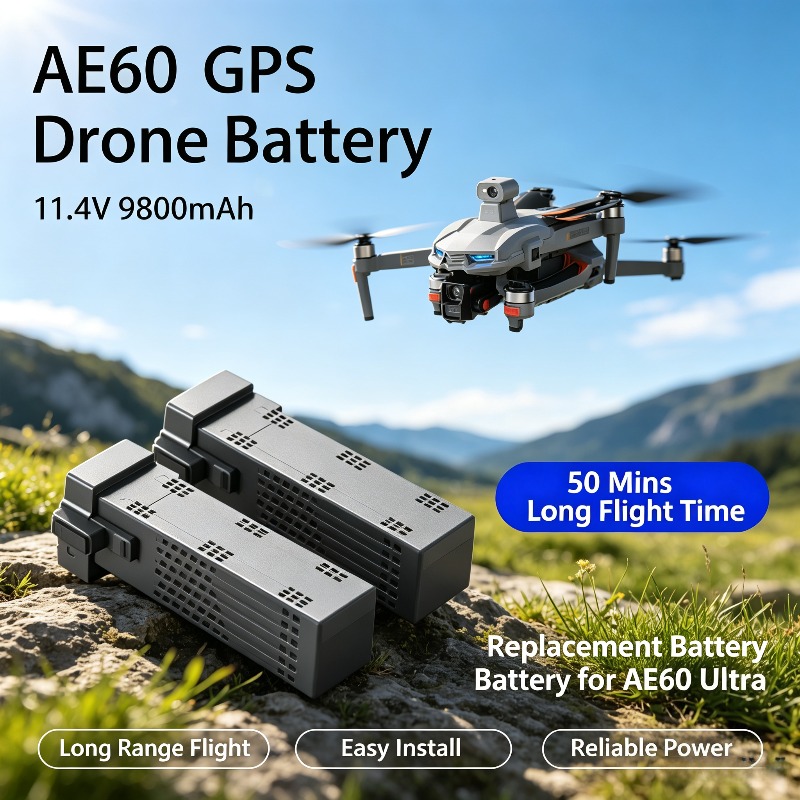 Drone Battery Li-Ion - AE60 GPS Drone Bataryası 11.4V 9800mAh