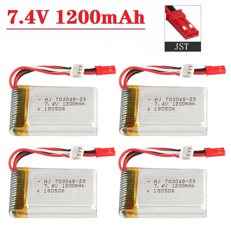 Drone Battery Lipo - Lipo Pil 2S 7.4V 1200mAh 703048