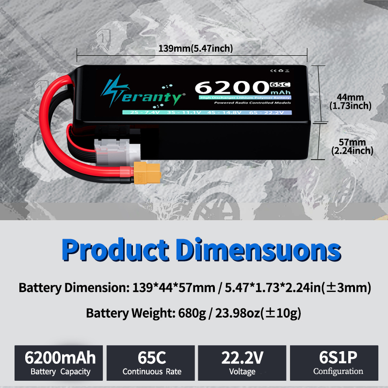 TERANTY 6S 6200mAh Lipo Pil 22 - Drone Battery Plate incelemesi ve fiyatı