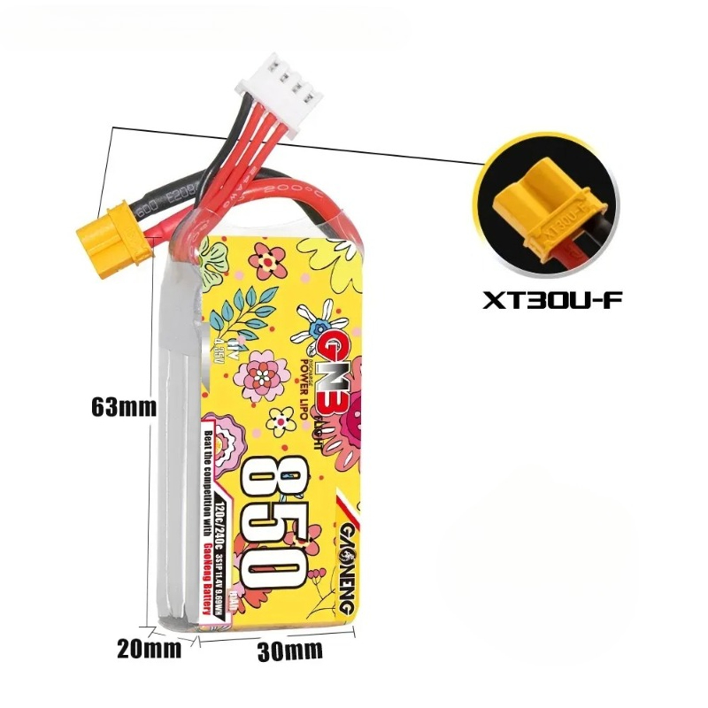 1 adet yeni GNB LiHV 3S 11.4V  - Drone Battery 3S incelemesi ve fiyatı