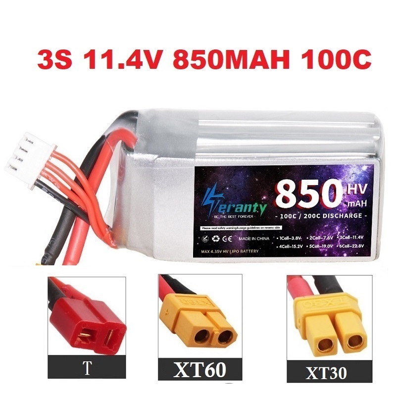 1/2/3 adet TERANTY 3S 11.4V Li - Drone Battery 3S incelemesi ve fiyatı